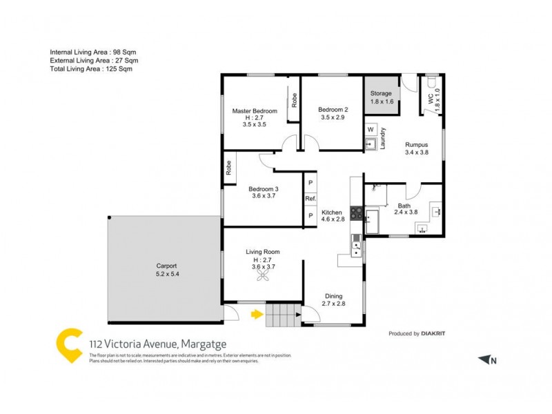 112 Victoria Avenue, Margate QLD 4019 Floorplan