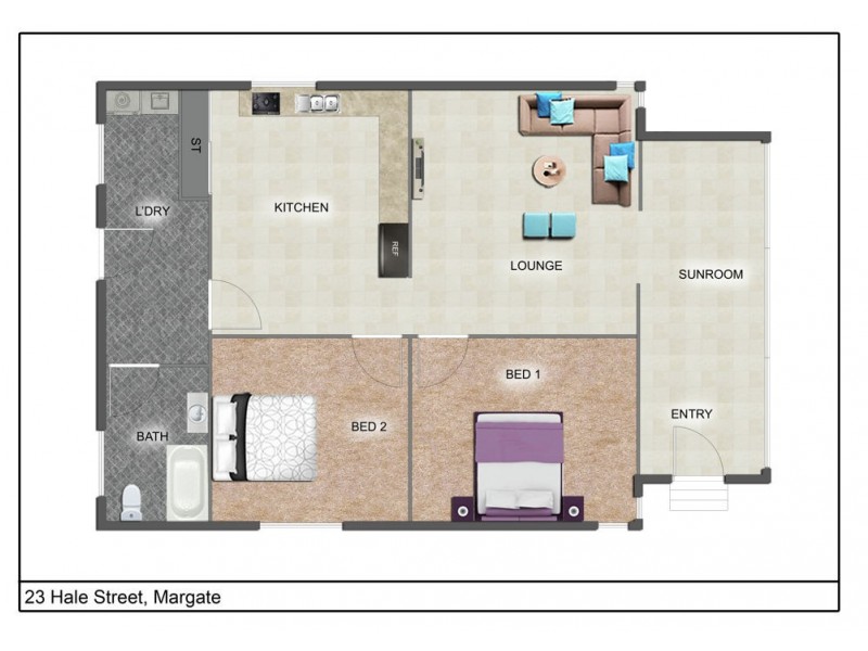 23 Hale Street, Margate QLD 4019 Floorplan
