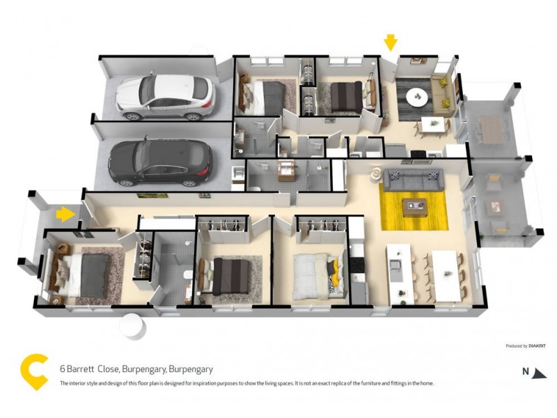 6 Barrett Close, Burpengary QLD 4505 Floorplan