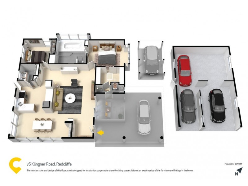 76 Klingner Road, Redcliffe QLD 4020 Floorplan