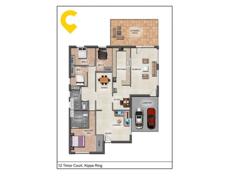12 Timor Court, Kippa-ring QLD 4021 Floorplan