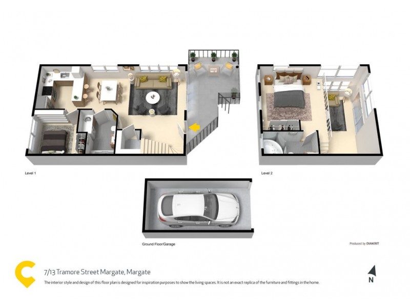 7/13 Tramore Street, Margate QLD 4019 Floorplan