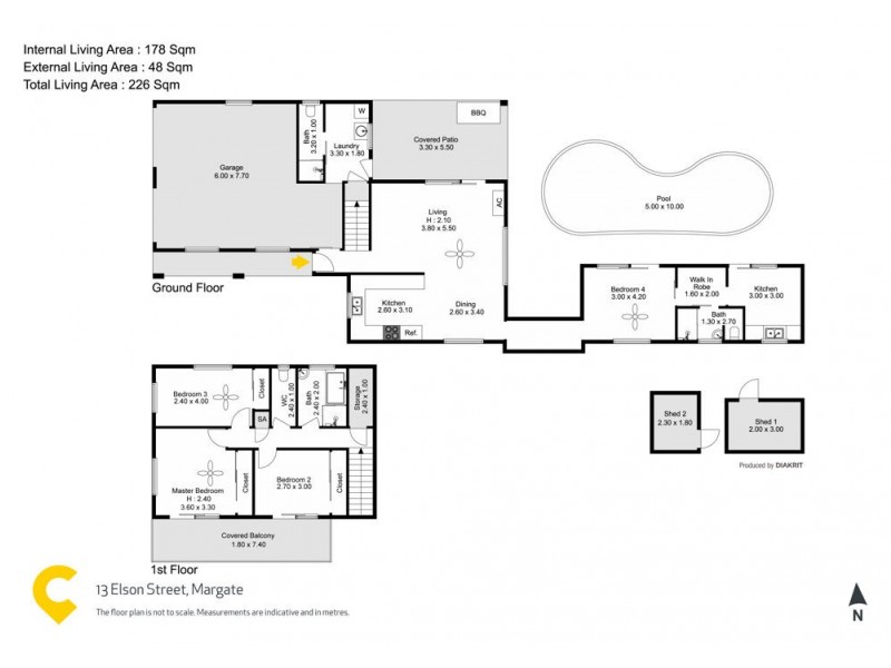 13 Elson Street, Margate QLD 4019 Floorplan