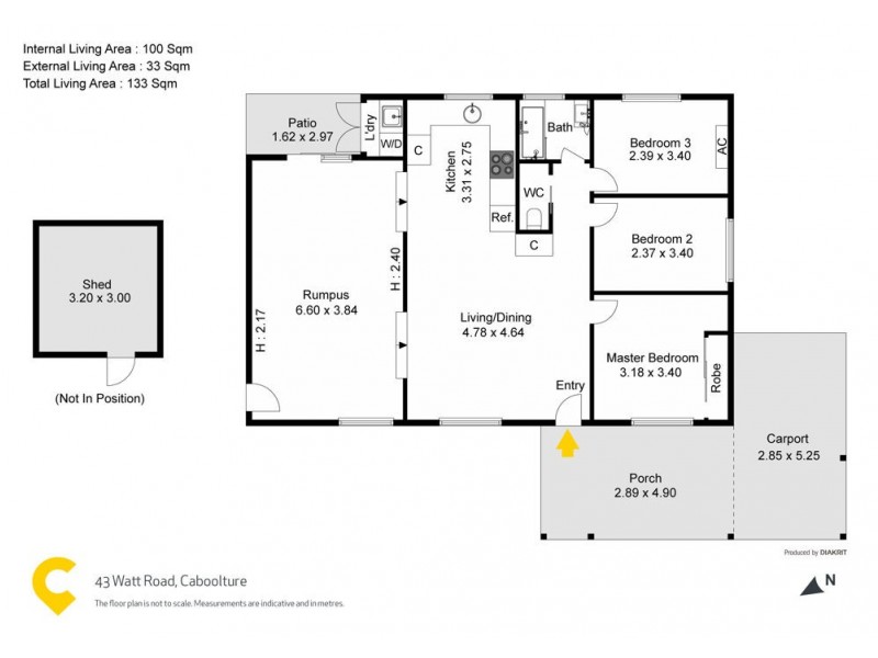 43 Watt Street, Caboolture QLD 4510 Floorplan
