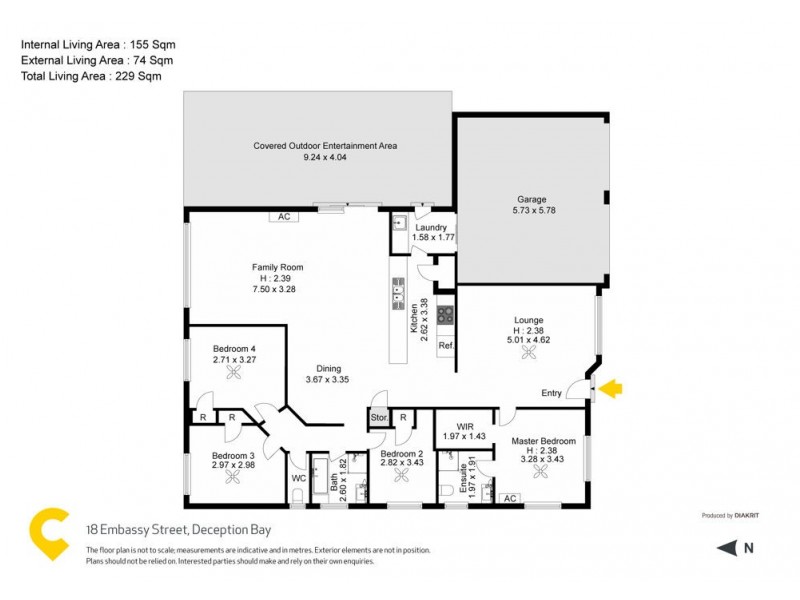 18 Embassy Street, Deception Bay QLD 4508 Floorplan