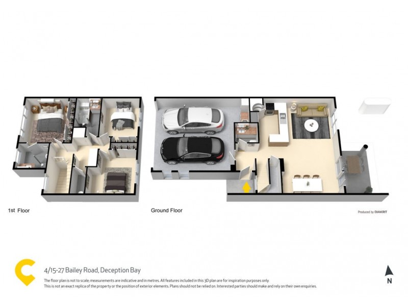 4/15-27 Bailey Road, Deception Bay QLD 4508 Floorplan