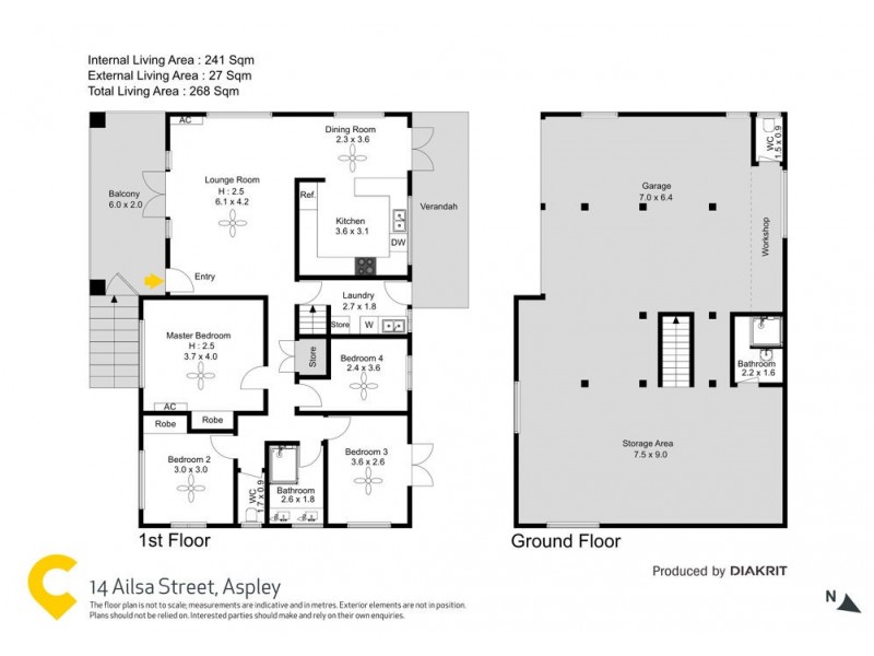 14 Ailsa Street, Aspley QLD 4034 Floorplan