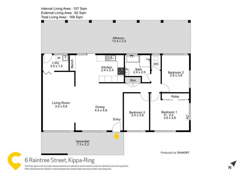 6 Raintree Street, Kippa-ring QLD 4021 Floorplan