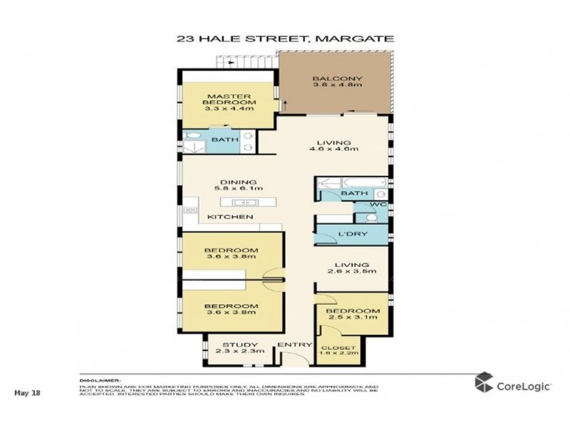 23 Hale Street, Margate QLD 4019 Floorplan
