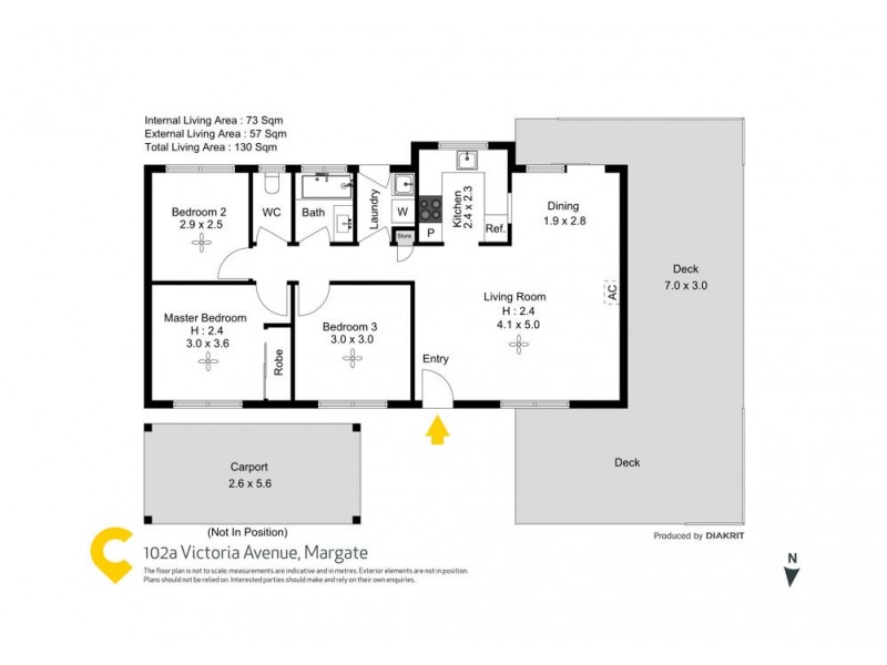 102A Victoria Avenue, Margate QLD 4019 Floorplan
