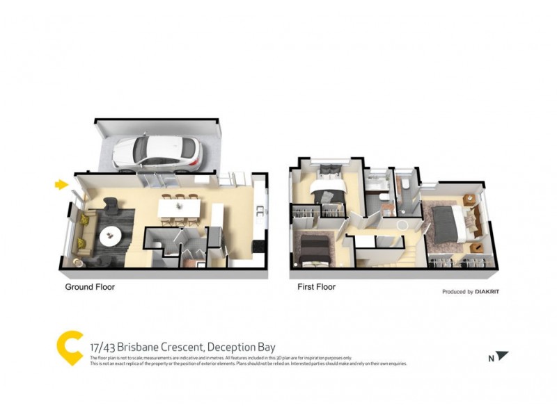 17/43 Brisbane Crescent, Deception Bay QLD 4508 Floorplan