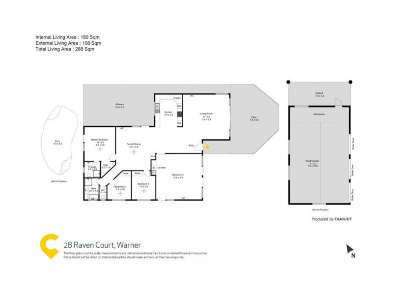 28 Raven Court, Warner QLD 4500 Floorplan