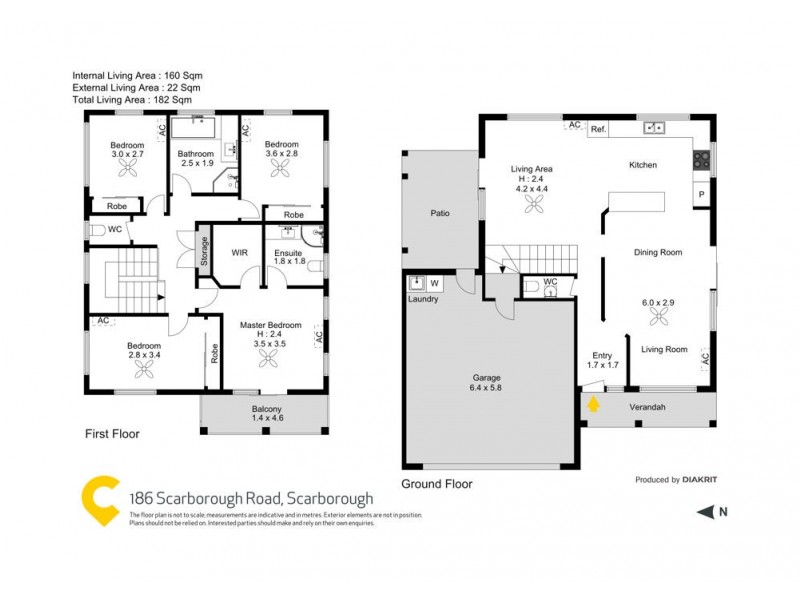 186 Scarborough Road, Scarborough QLD 4020 Floorplan