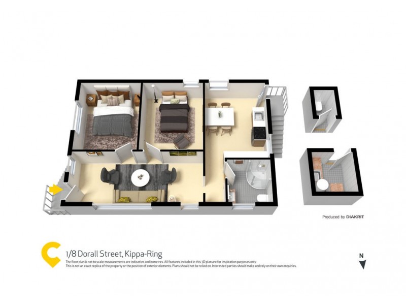 1/8 Dorall Street, Kippa-ring QLD 4021 Floorplan