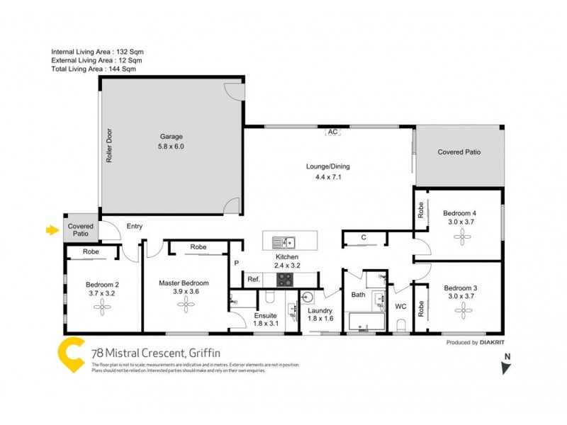 78 Mistral Cres, Griffin QLD 4503 Floorplan