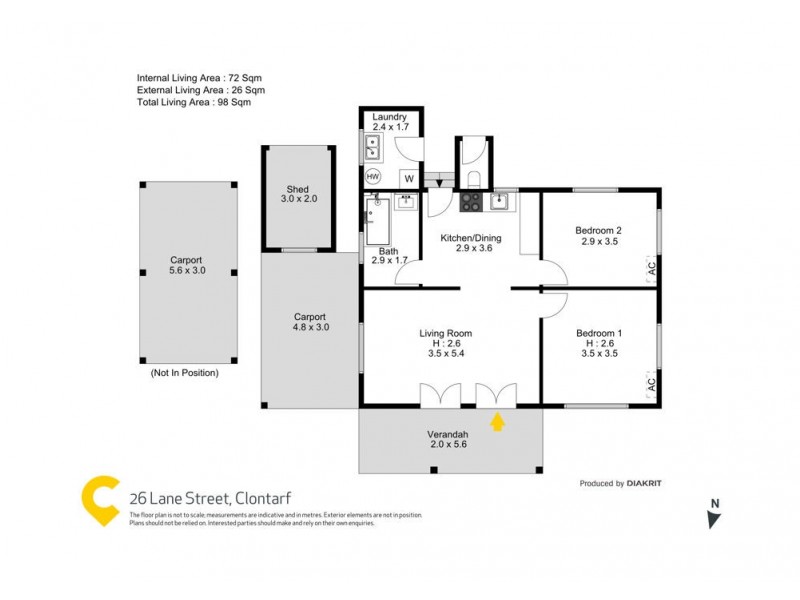 26 Lane Street, Clontarf QLD 4019 Floorplan