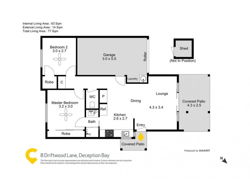 8 Driftwood Lane, Deception Bay QLD 4508 Floorplan