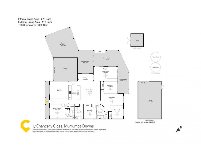17 Chancery Close, Murrumba Downs QLD 4503 Floorplan