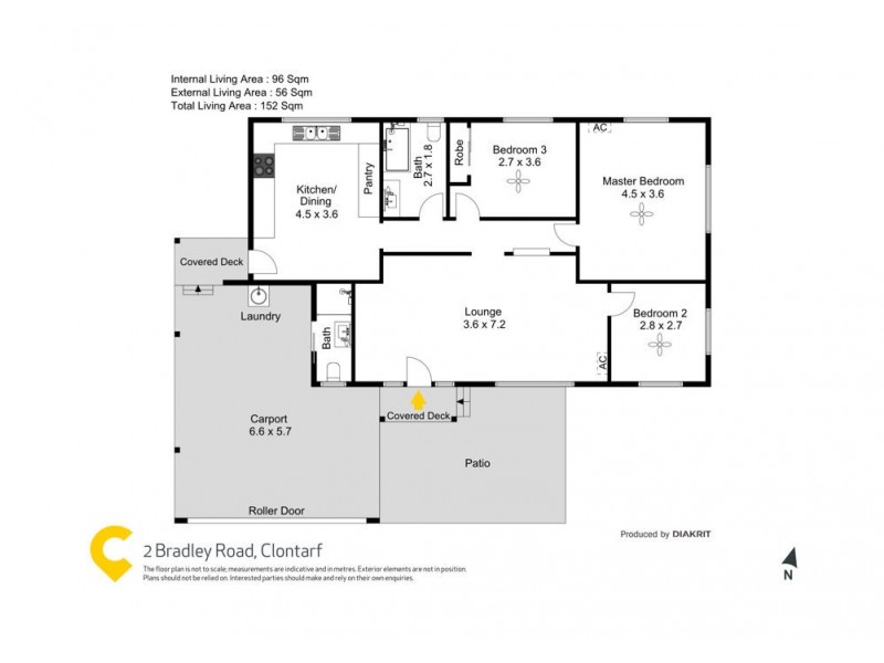 2 Bradley Road, Clontarf QLD 4019 Floorplan