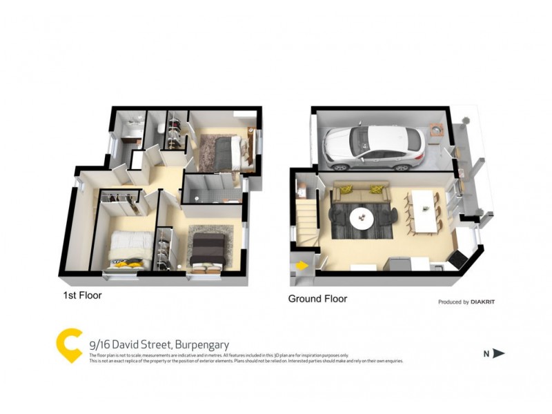 9/16 David Street, Burpengary QLD 4505 Floorplan