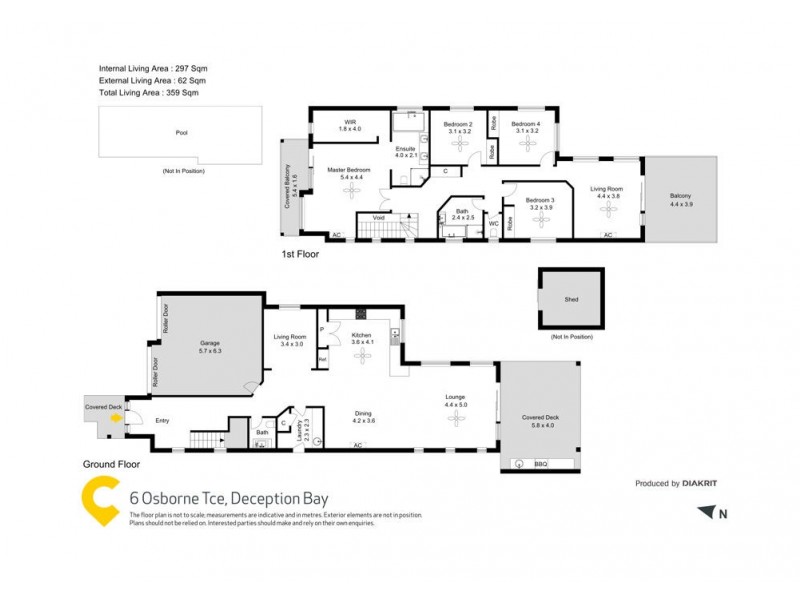 6 Osborne Tce, Deception Bay QLD 4508 Floorplan