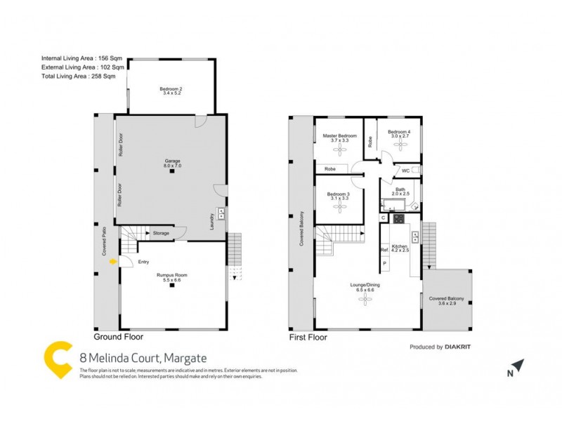 8 Melinda Court, Margate QLD 4019 Floorplan