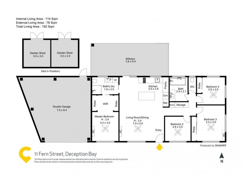 11 Fern Street, Deception Bay QLD 4508 Floorplan