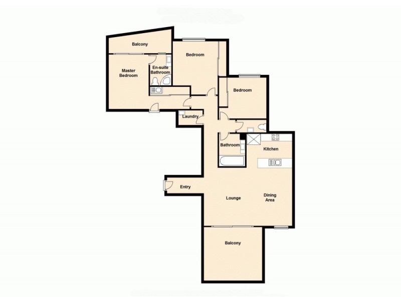 33/83 Marine Parade, Redcliffe QLD 4020 Floorplan
