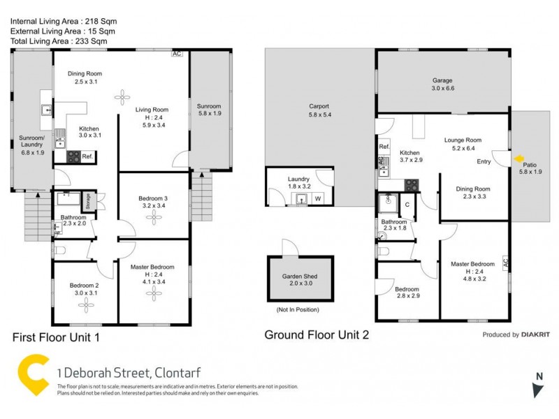 1 Deborah Street, Clontarf QLD 4019 Floorplan