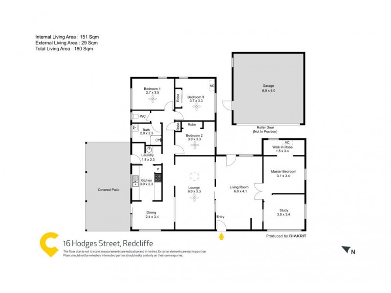 16 Hodges Street, Redcliffe QLD 4020 Floorplan