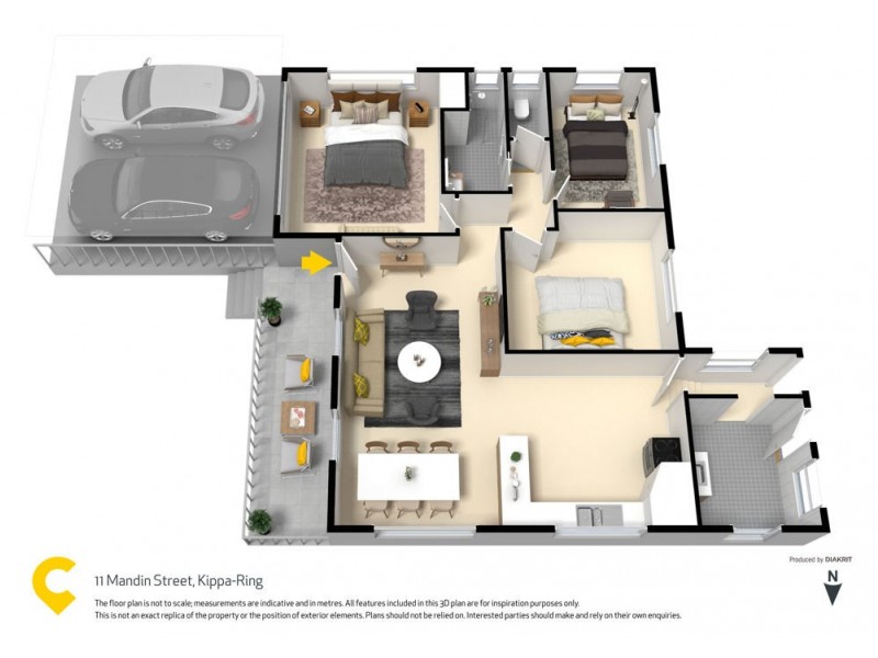 11 Mandin Street, Kippa-ring QLD 4021 Floorplan
