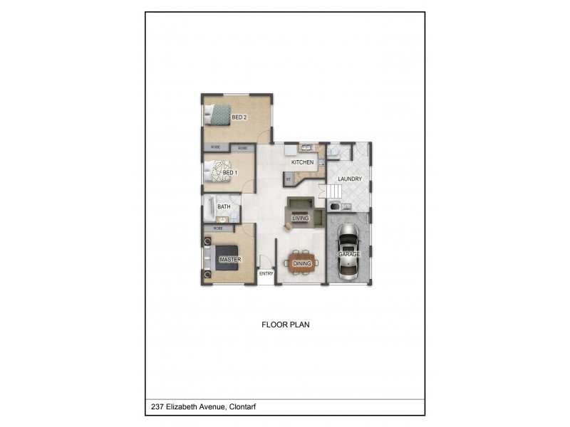 237 Elizabeth Ave, Clontarf QLD 4019 Floorplan
