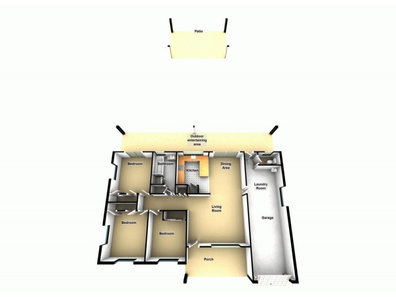 4 Teranna Street, Battery Hill QLD 4551 Floorplan