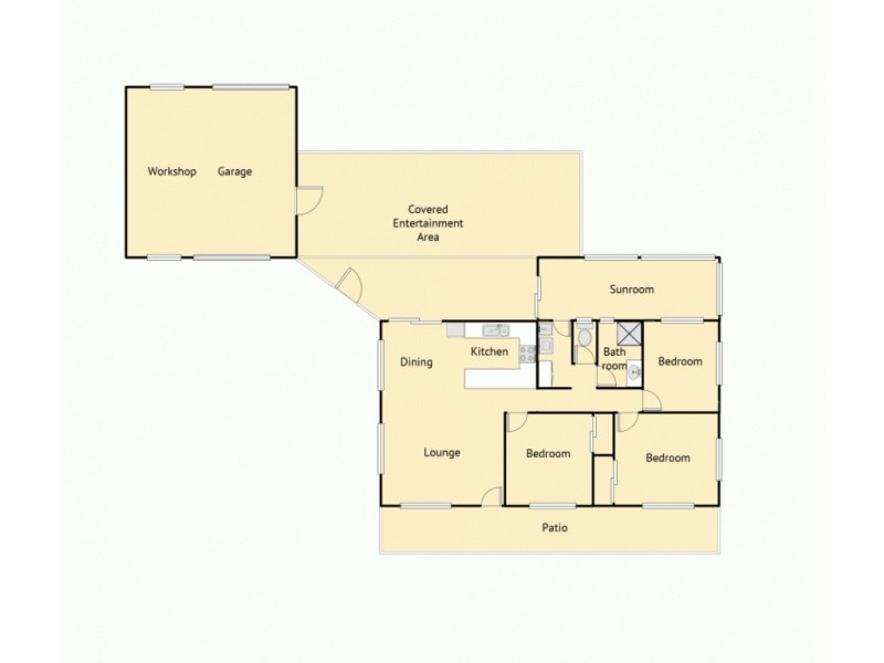 2 Eric Court, Mooloolah Valley QLD 4553 Floorplan