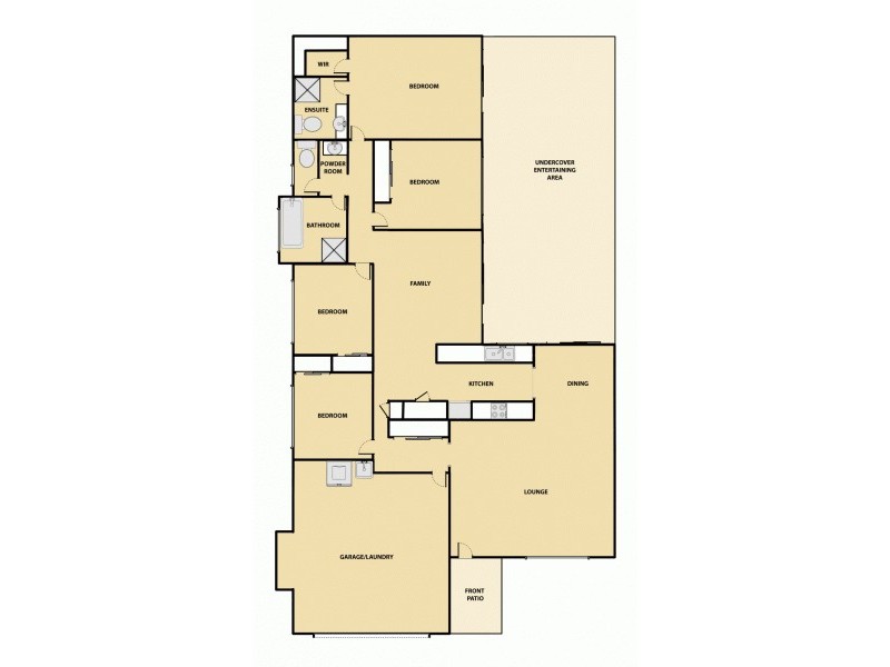 2 Glennie Close, Caloundra West QLD 4551 Floorplan