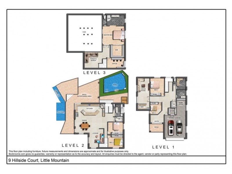 9 Hillside Court, Little Mountain QLD 4551 Floorplan