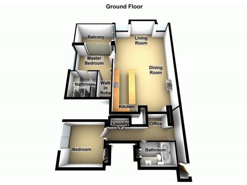 5/42 Scottsdale Drive, Robina QLD 4226 Floorplan