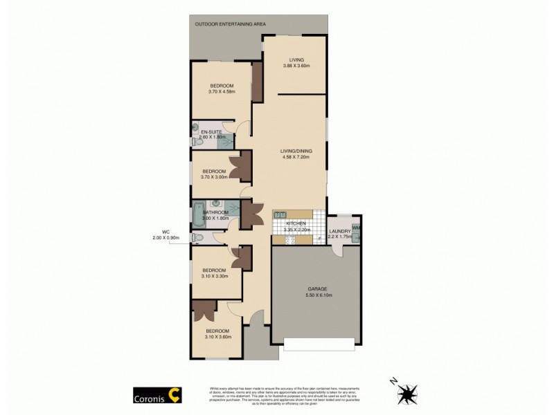 20 Ochre Crescent, Caloundra West QLD 4551 Floorplan