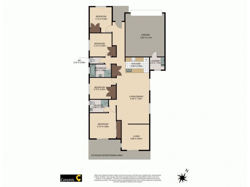 8 Topaz Drive, Caloundra West QLD 4551 Floorplan