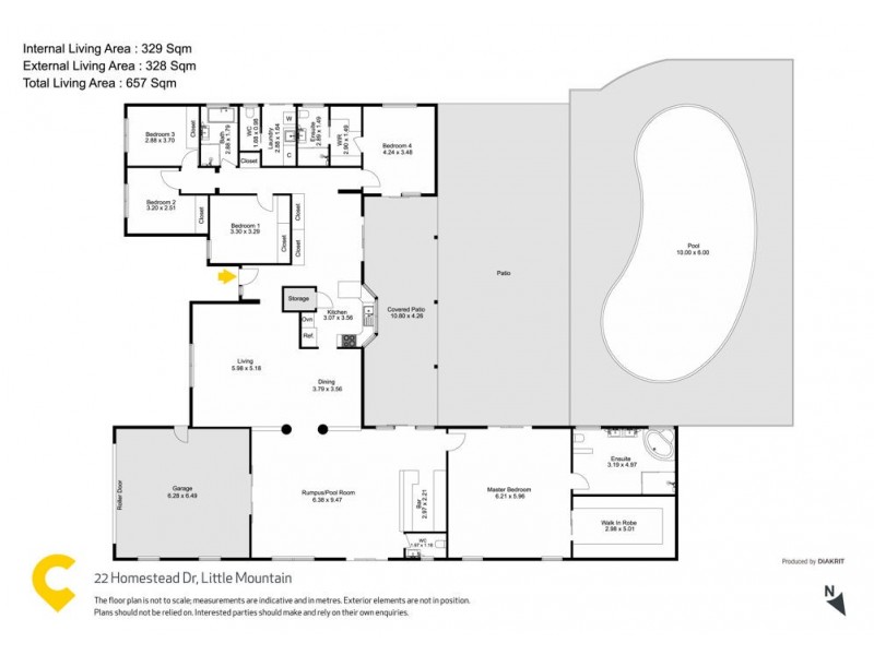22 Homestead Drive, Little Mountain QLD 4551 Floorplan
