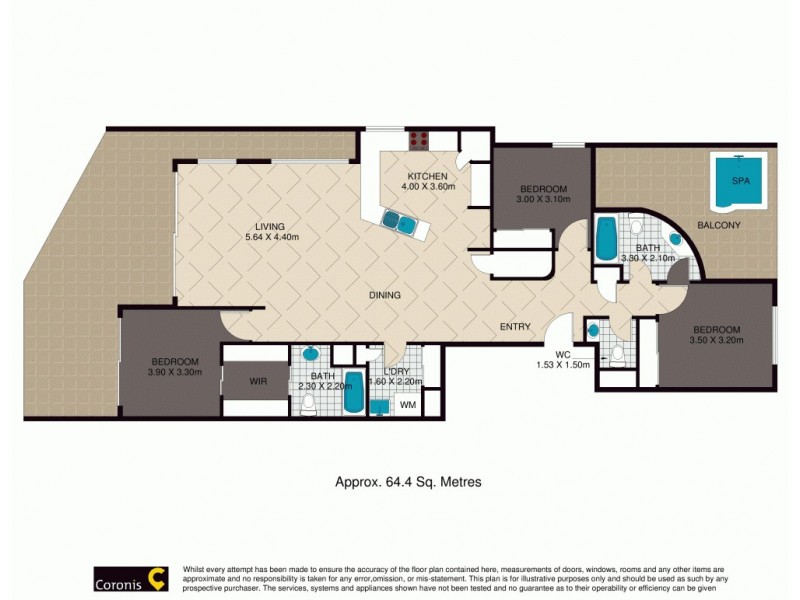 6/32 Saltair Street, Kings Beach QLD 4551 Floorplan