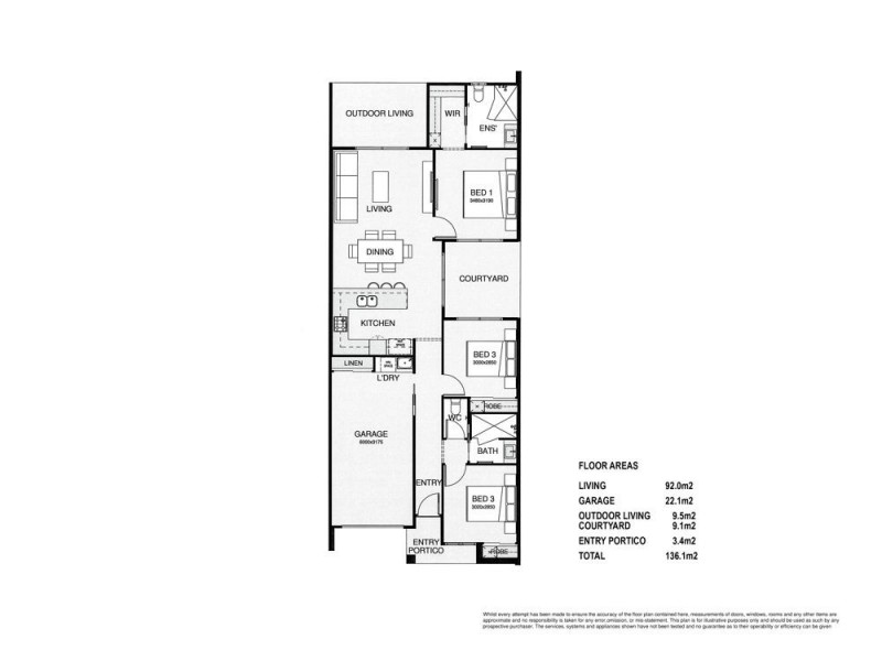 12 Chestnut Crescent, Caloundra West QLD 4551 Floorplan