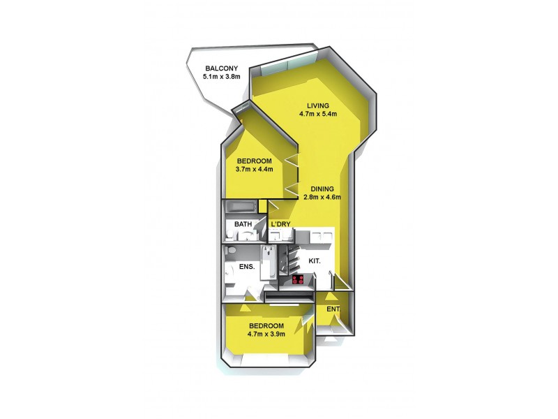 2090/36 Browning Boulevard, Battery Hill QLD 4551 Floorplan