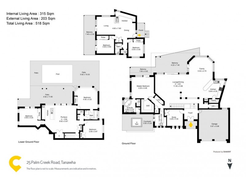 25 Palm Creek Road, Tanawha QLD 4556 Floorplan