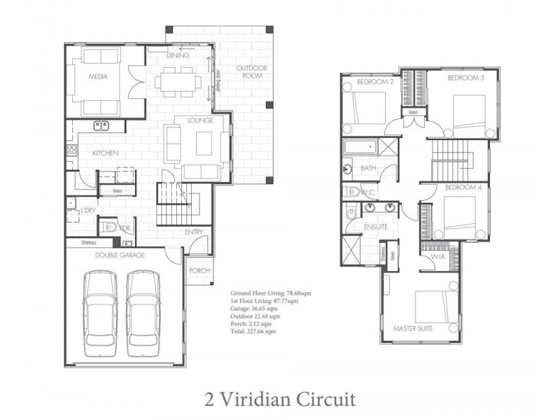 2 Viridian Circuit, Birtinya QLD 4575 Floorplan