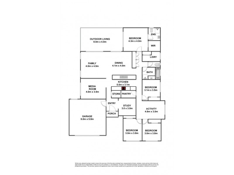 26 Locke Crescent, Caloundra West QLD 4551 Floorplan