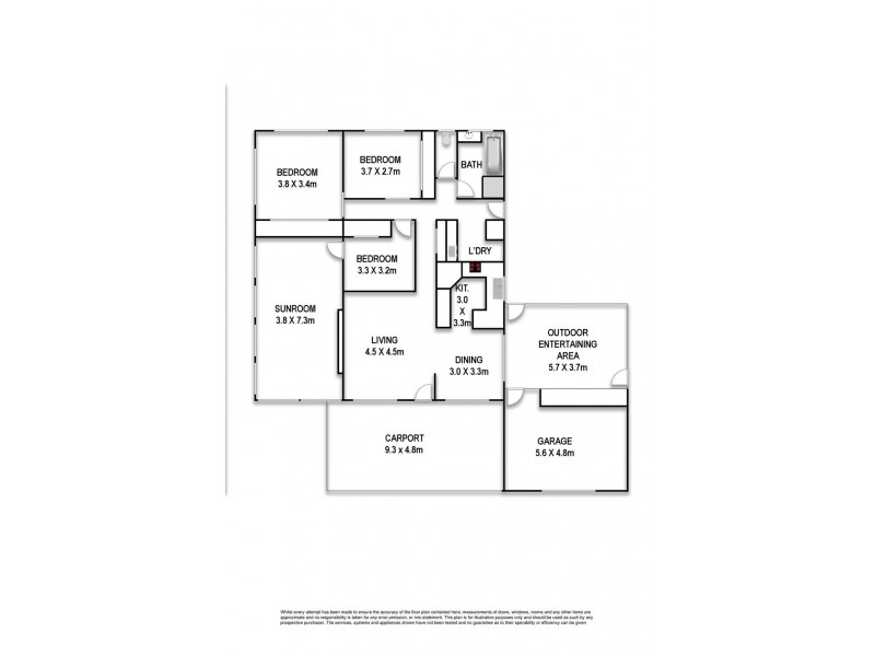 27 Miranda Street, Aroona QLD 4551 Floorplan