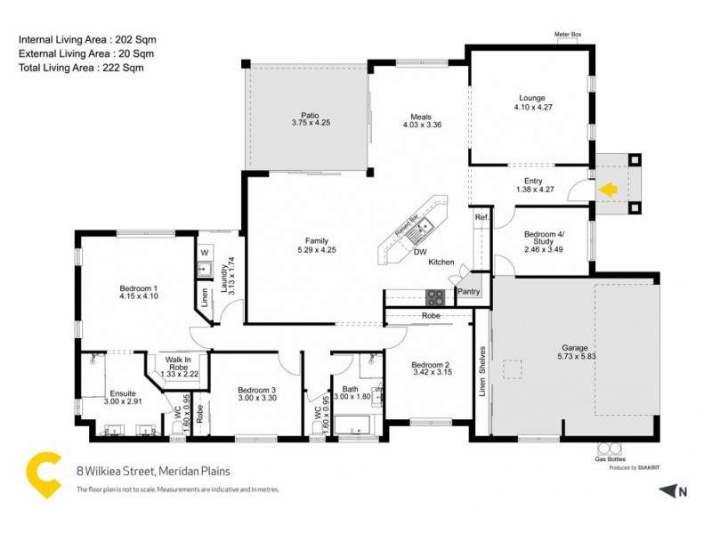 8 Wilkiea Street, Meridan Plains QLD 4551 Floorplan