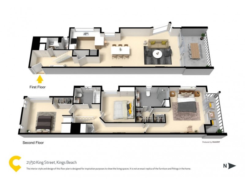 21/50 King Street, Kings Beach QLD 4551 Floorplan