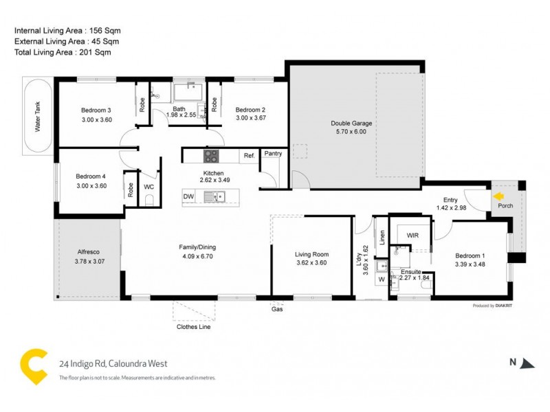 24 Indigo Road, Caloundra West QLD 4551 Floorplan